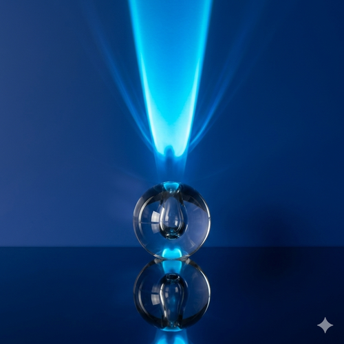 Haseeb Noir™ Crystal Aura LED Lamp – Luxury Italian Bedside Night Light Projector for Bedroom & Living Room