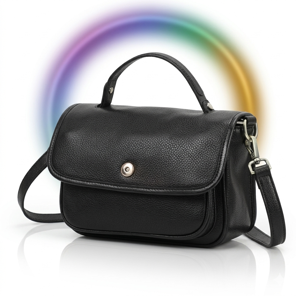 Haseeb Noir™ Emerald Luxe Genuine Leather Crossbody Bag